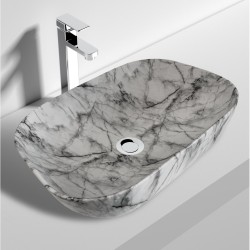 485*395*145mm Modern Rectangle Above Counter Ceramic Wash Basin 485*395*145mm Modern Rectangle Above Counter Ceramic Wash Basin